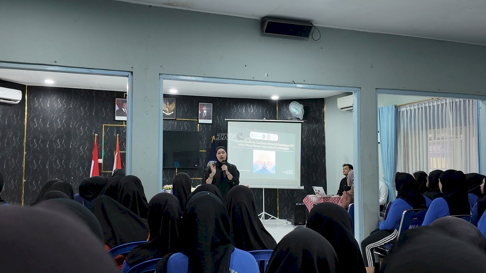 Warga Binaan Lapas Perempuan Martapura Terima Sosialisasi Kesehatan Mental dari FKIP UNISKA