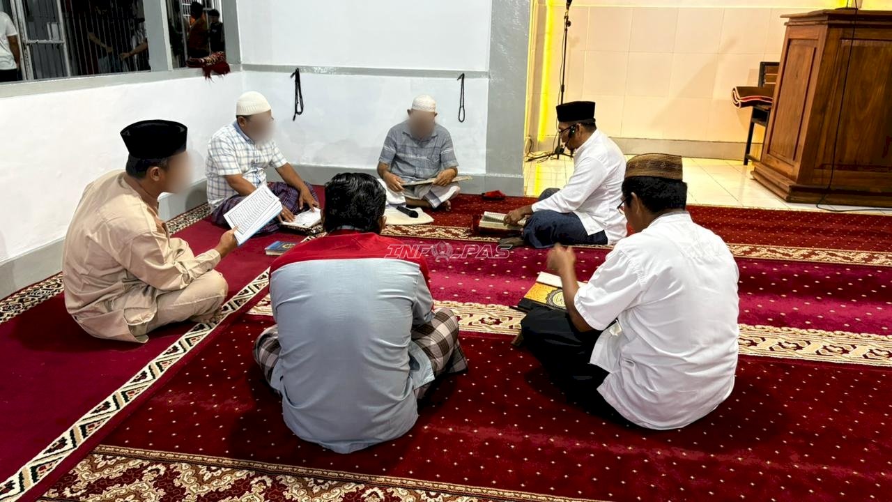 Bangun Spiritual Warga Binaan, Rutan Majene Gelar Tadarus sepanjang Ramadan