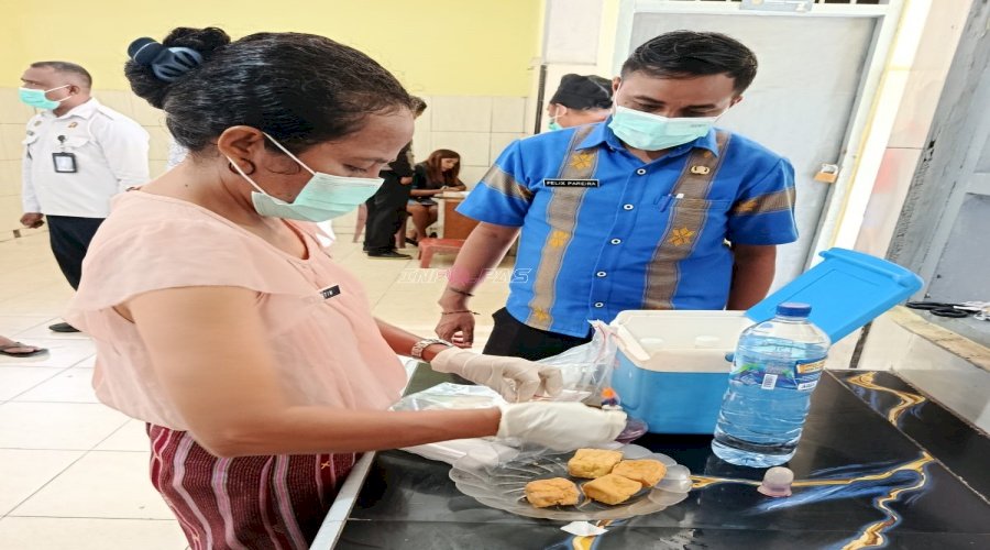 Wujudkan Dapur Sehat, Lapas Atambua Kirim Sampel Air dan Makanan ke Labkes Prov. NTT