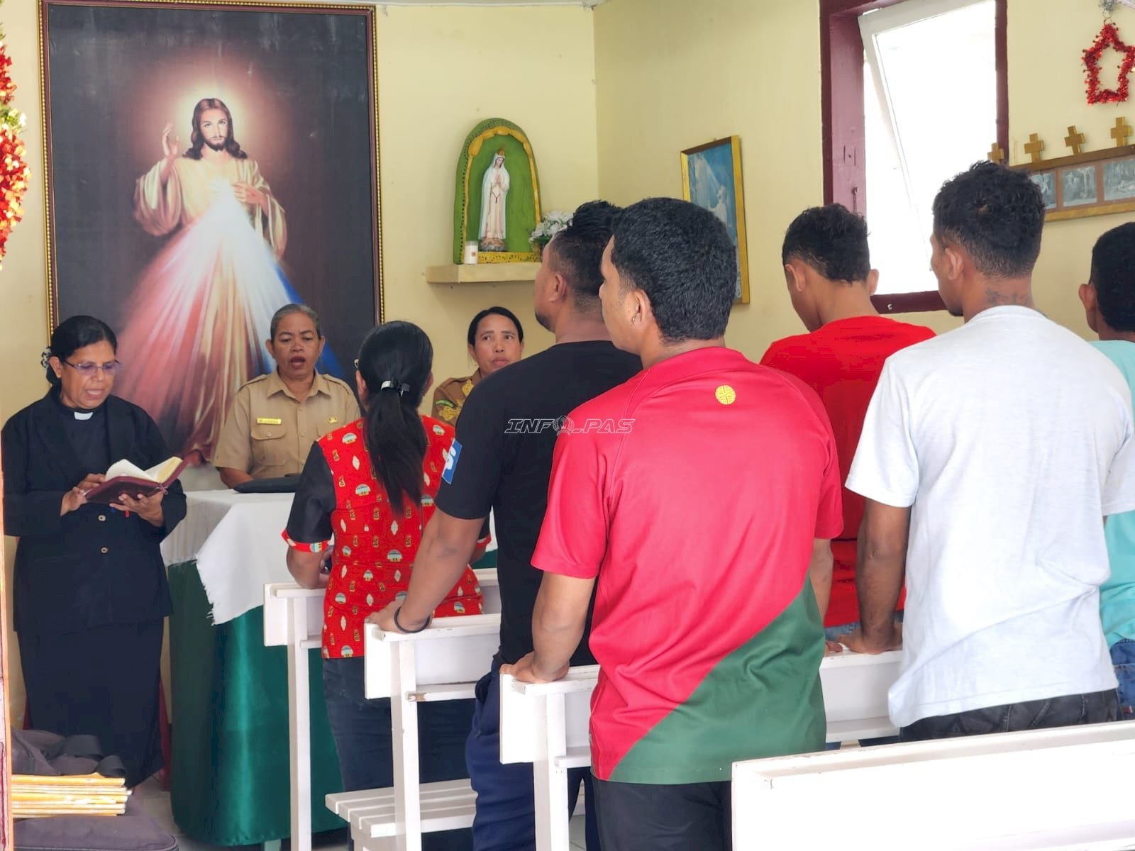 Perkuat Spiritualitas Warga Binaan, Lapas Tual Gandeng Kemenag dan GPM Jemaat Anugrah