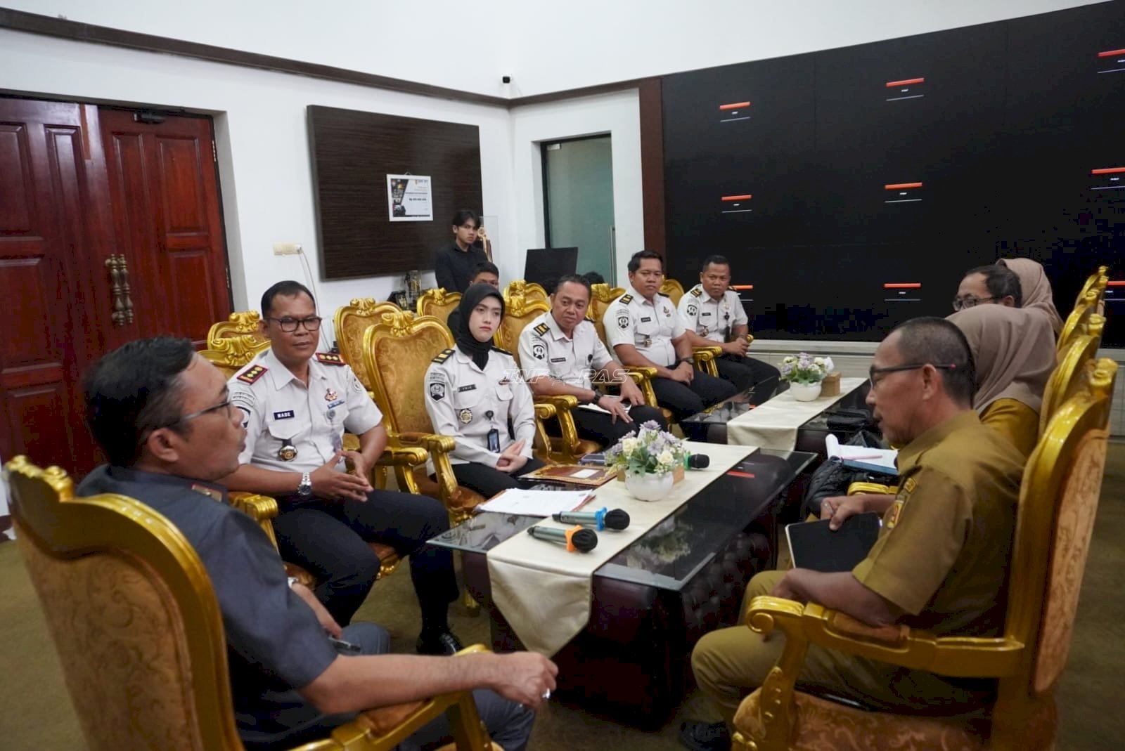 Koordinasi bersama Sekda, Lapas Banjarbaru Perkuat Dukungan Pembinaan Warga Binaan