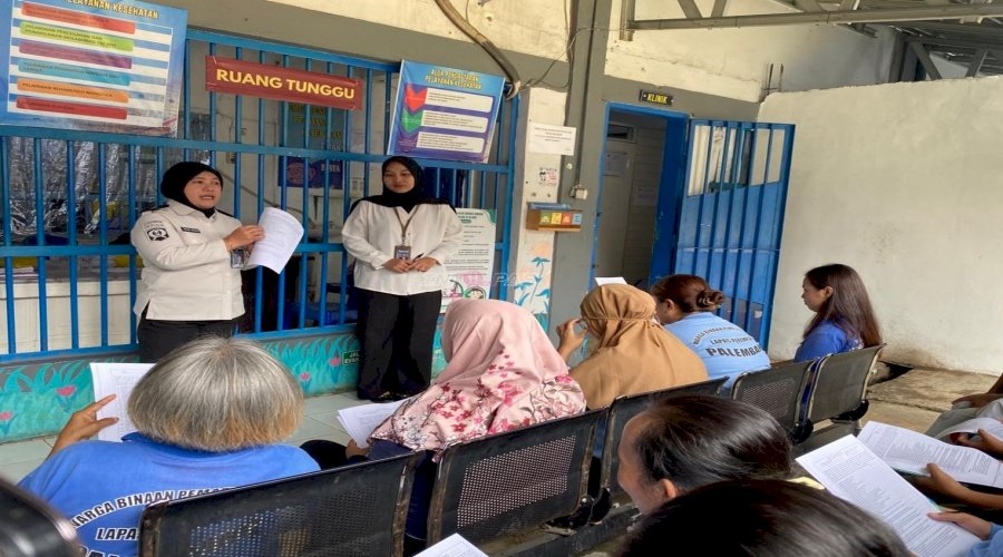 Pastikan Stabilitas Mental Warga Binaan, Lapas Perempuan Palembang Gelar Skrining Kesehatan Jiwa Lanjutan