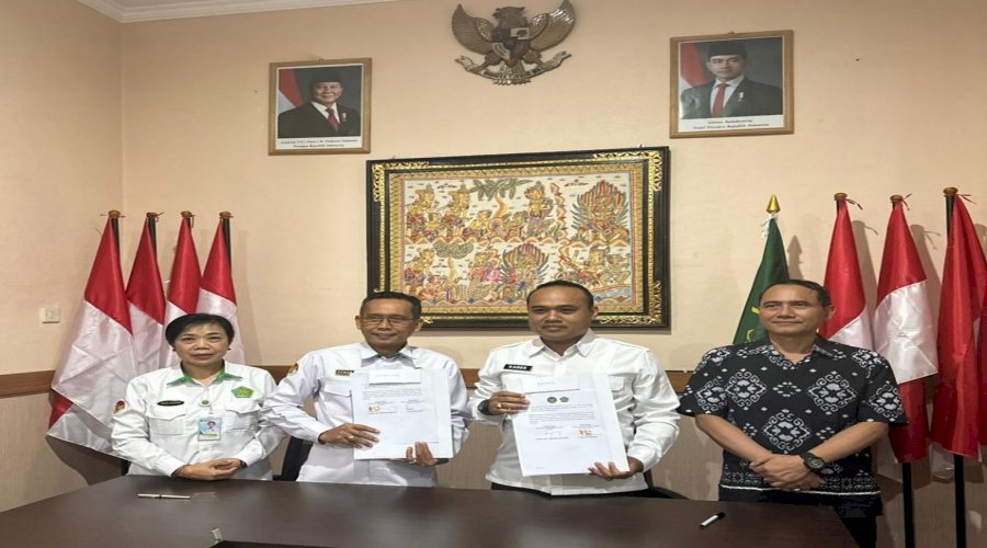 Bapas Denpasar dan Kemenag Kab. Buleleng Sepakati PKS Bimbingan Kepribadian, Usung Konsep “Dua Baik”