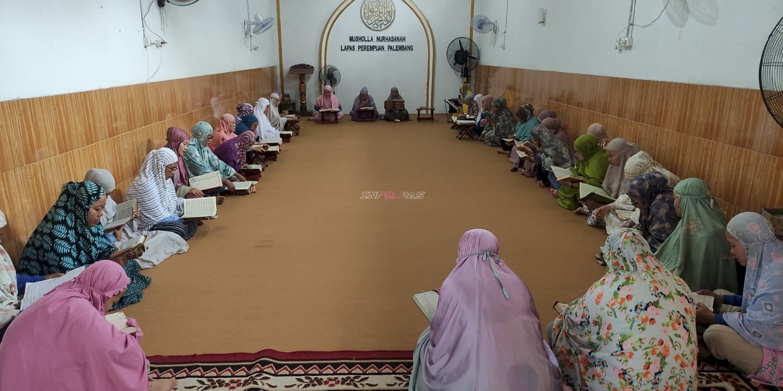 Rutinkan Tadarus, Warga Binaan Lapas Perempuan Palembang Targetkan Satu Juz Setiap Hari