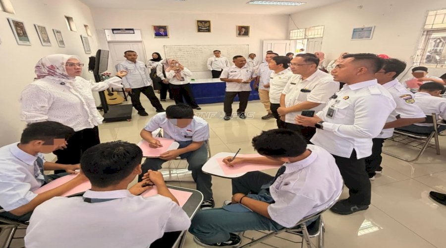 Anak Binaan LPKA Palu Dapat Dukungan Moril dan Pesan Motivasi dari Ketua TP PKK Kota