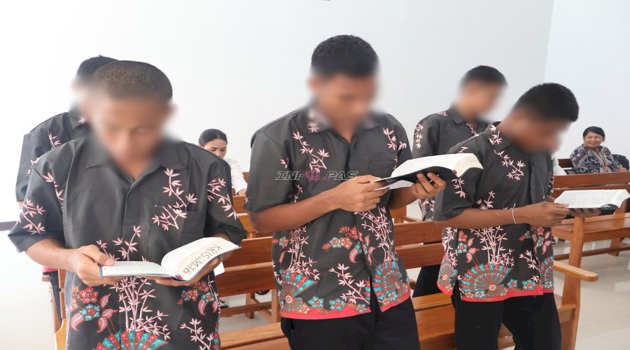 LPKA Ambon Perkuat Iman Anak Binaan lewat Perenungan Firman Tuhan