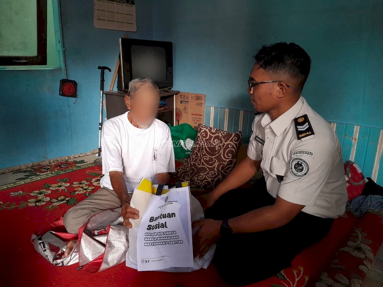 Berbagi Berkah Ramadan, Lapas Kotabaru Salurkan Bantuan bagi Keluarga Warga Binaan dan Masyarakat