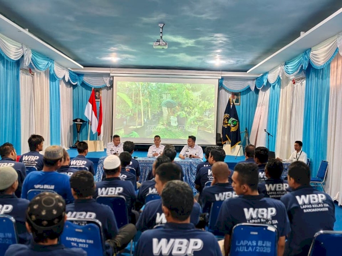 Lapas Banjarmasin Bentuk Kader Pangan, Dorong Kemandirian dari Blok Hunian