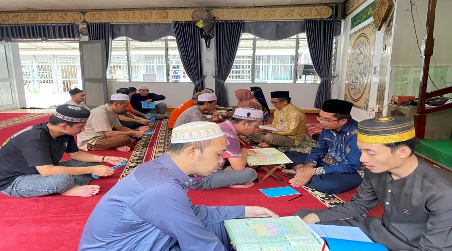 Berikan Pembinaan Rohani, Rutan Tanjung Gelar Tahsin Al-Qur’an di Masjid Al-Mustaqim