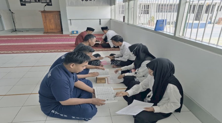 Latih Pelafalan Huruf Hijaiyah, Rutan Majene Intensifkan Kelas Iqra Selama Ramadan