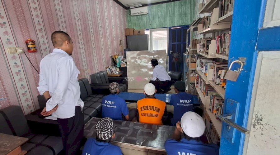 Berantas Buta Aksara, Rutan Marabahan Optimalkan Pembelajaran Literasi di Perpustakaan