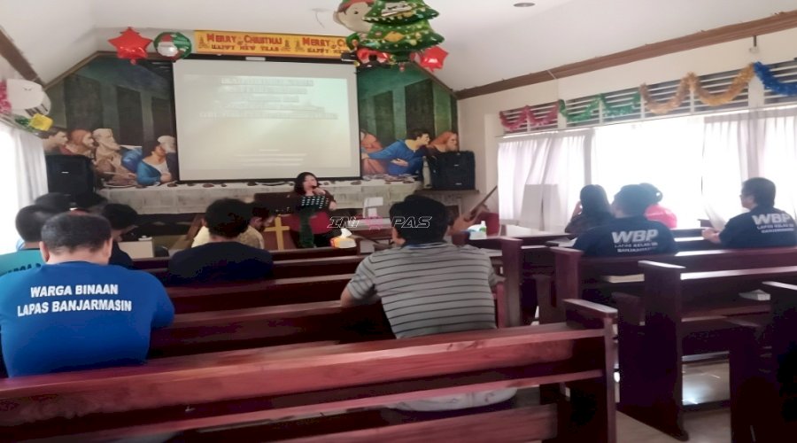 Warga Binaan Kristiani di Lapas Banjarmasin Dapat Pelayanan Rohani dari Gereja Bethel Indonesia House of Restoration