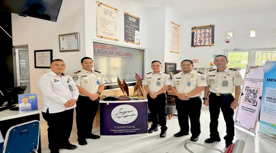Tas Rajut BINARA Lapas Tanjungpandan Hadir di Sentra Pelayanan Publik Imigrasi