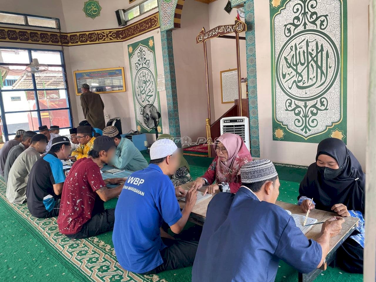 Kolaborasi Rutan Marabahan—Kemenag Batola Ajar Warga Binaan Baca Al-Qur'an dan Iqra