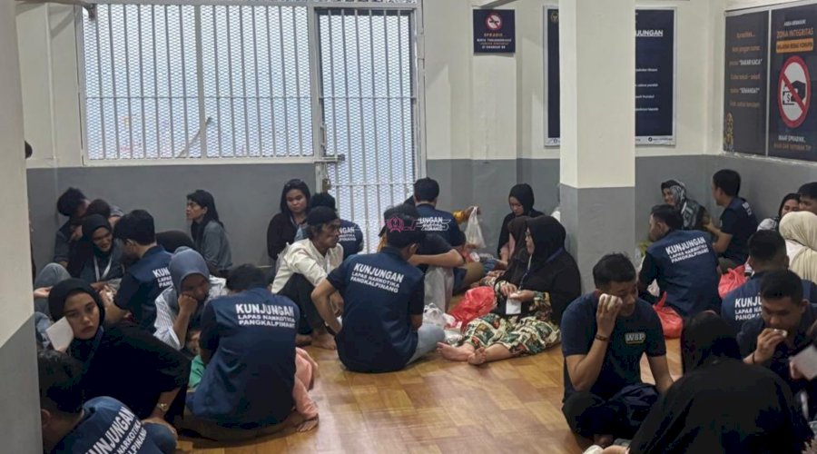 Lapas Narkotika Pangkalpinang Perkuat Ikatan Keluarga Warga Binaan lewat Program Buka Puasa Bersama