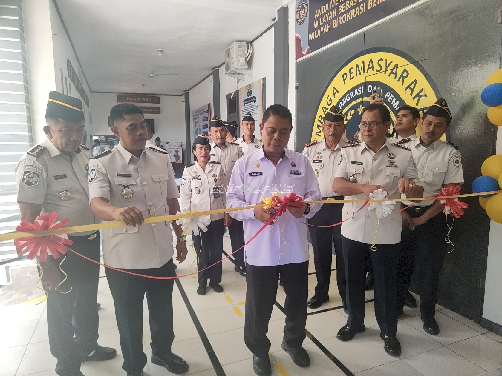 Satu Pintu Sejuta Kemudahan, Kakanwil Ditjenpas Sulteng Resmikan PTSP Lapas Ampana