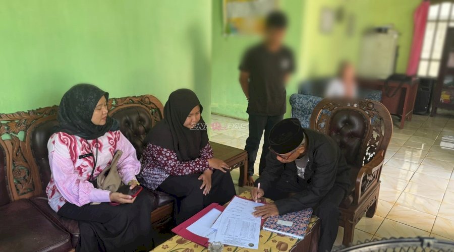 Bapas Tanjungpandan Akhiri Pelayanan Masyarakat Klien Anak di Panti Lansia Al-Maun Muhammadiyah