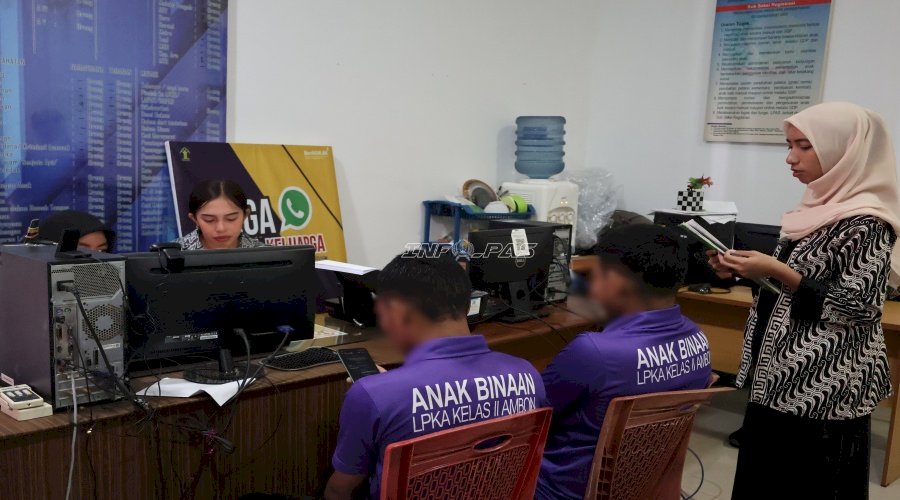 LPKA Ambon Jaga Silaturahmi Anak Binaan dengan Keluarga di Bulan Ramadan lewat Layanan Video Call Gratis