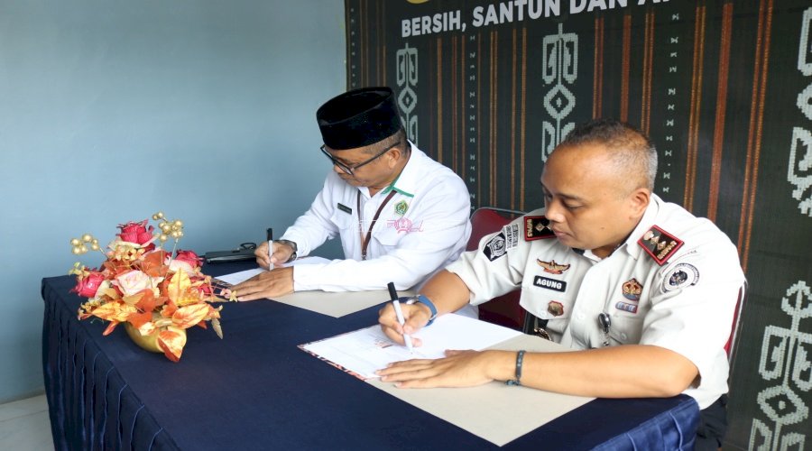 Lapas Saumlaki dan Kemenag KKT Sepakati PKS Pembinaan Kerohanian Warga Binaan 