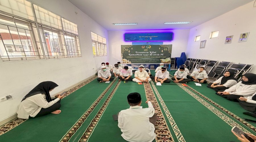 Perkuat Pembinaan Keagamaan, LPKA Palu Gelar Pesantren Kilat Ramadan
