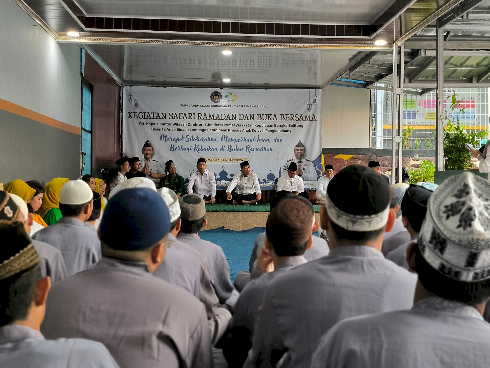 Rajut Silaturahmi, Kanwil Ditjenpas Babel Safari Ramadan dan Buka Bersama Anak Binaan LPKA Pangkalpinang