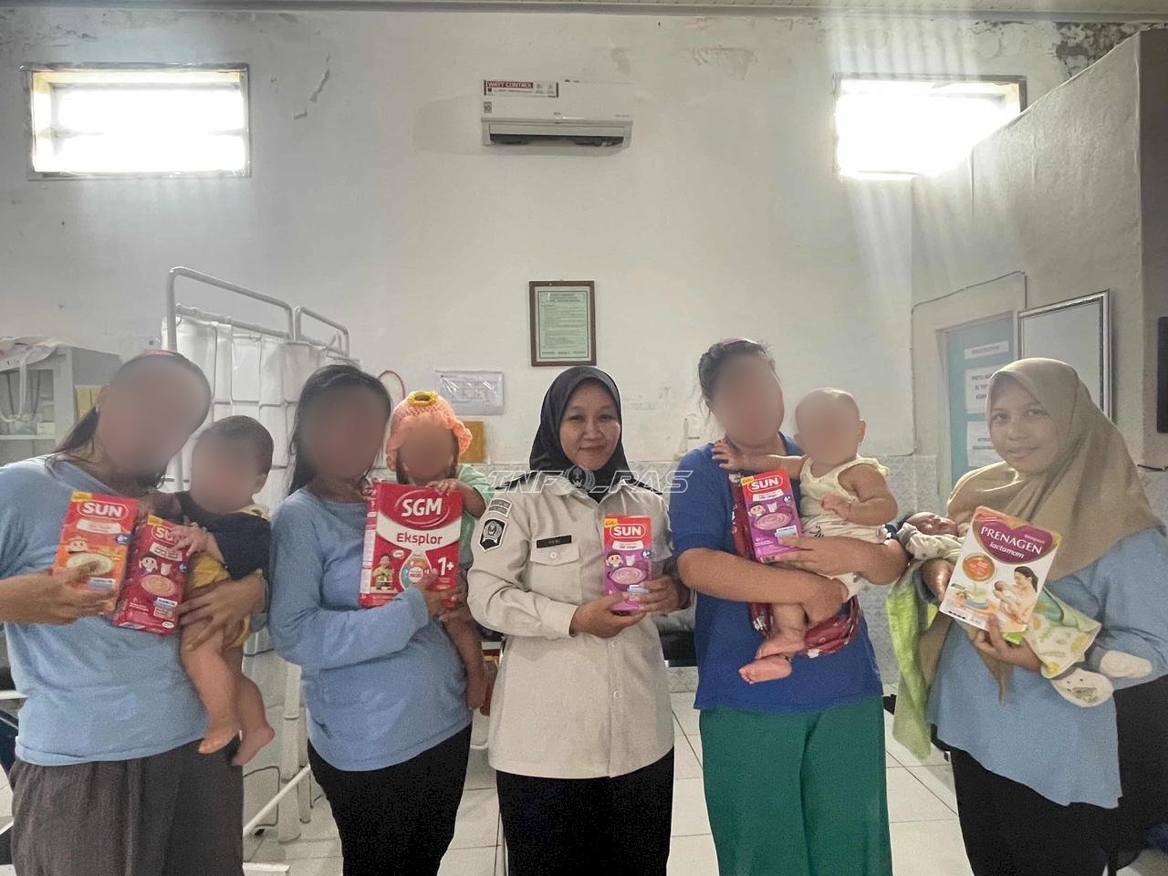 Lapas Perempuan Palembang Periksa Status Gizi dan Salurkan PMT bagi Kelompok Rentan