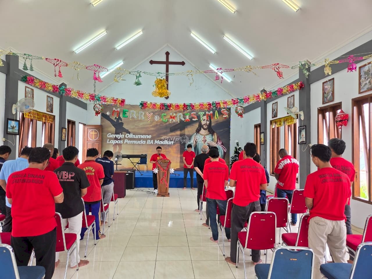 Perkuat Iman di Balik Jeruji, Lapas Pemuda Madiun Gandeng Yayasan Kasih Anugerah dan Pondok Kasih Surabaya