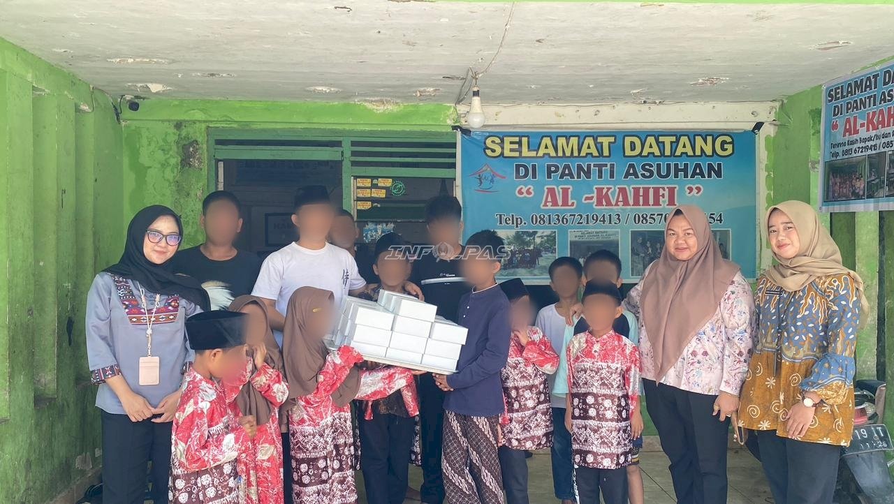 Lapas Perempuan Palembang Bagikan 80 Paket Makanan untuk Masyarakat dan Panti Asuhan