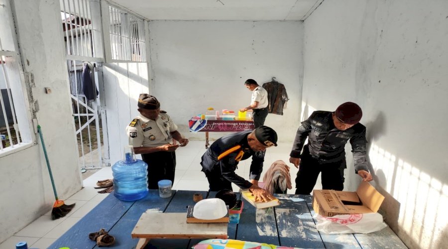 Pastikan Ramadan Aman, Lapas Geser Gelar Penyisiran Insidentil Kamar Hunian Warga Binaan