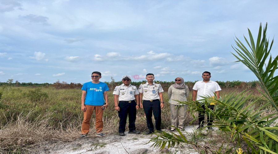 Lapas Tanjungpandan dan Kantor Pertanahan Beltim Lakukan Pengukuran Lahan Hibah 65.000 m²