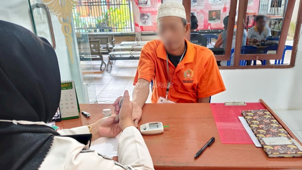 Pemeriksaan Rutin dan Edukasi PHBS Perkuat Layanan Kesehatan Lapas Banjarmasin