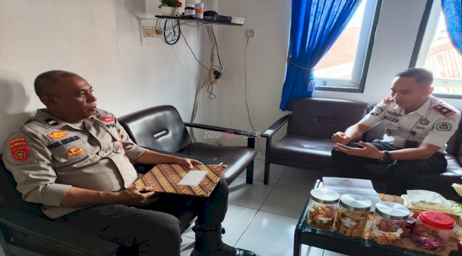 Lapas Wahai Terima Binkorpolsus Polsek Wahai, Perkuat Sinergi di Bulan Ramadan