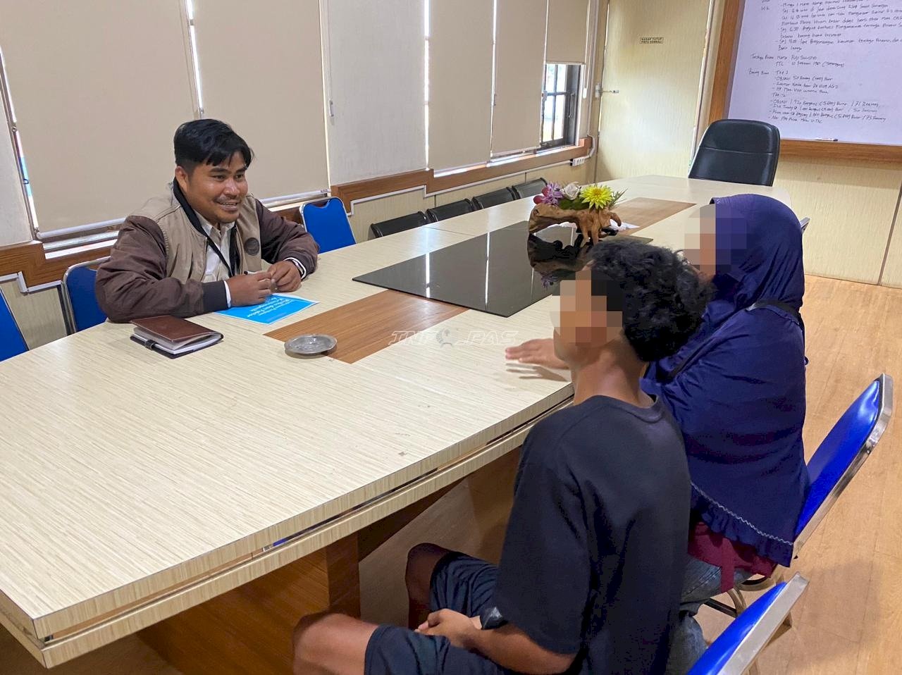 Kawal Hak Anak, PK Bapas Banjarmasin Dampingi BAP ABH di Ditpolairud Polda Kalsel