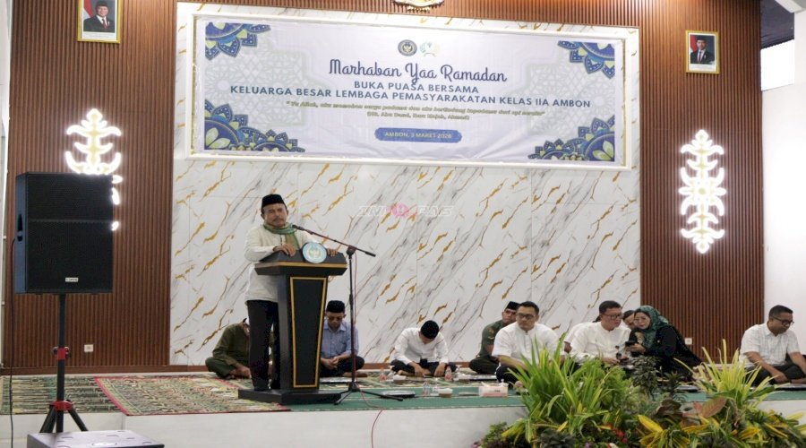 Kebersamaan Ramadan, Lapas Ambon Adakan Buka Puasa Bersama Warga Binaan