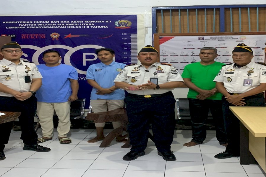 Lapas Tahuna Salurkan Premi Kerja Warga Binaan