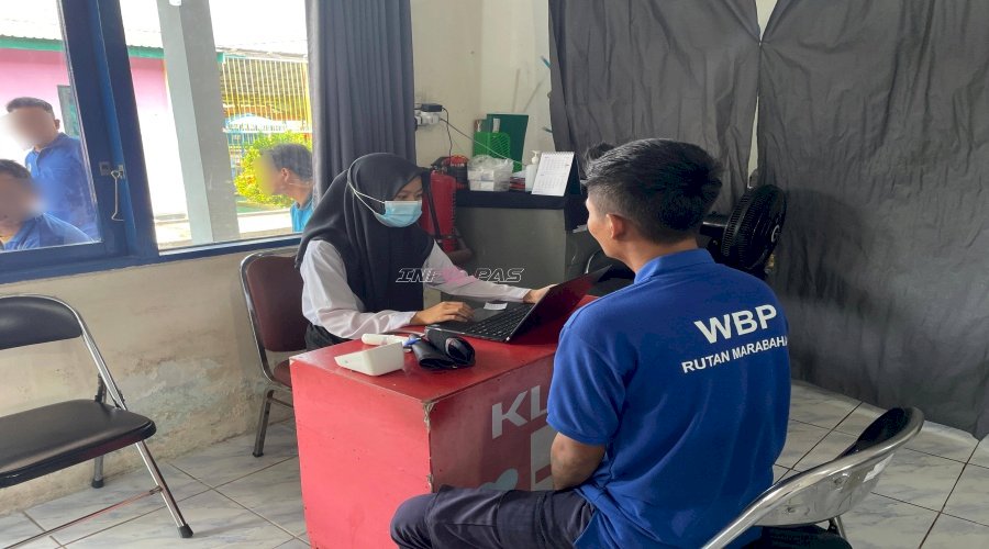 Jaga Kesehatan Warga Binaan, Rutan Marabahan Optimalkan Layanan Klinik Pratama 