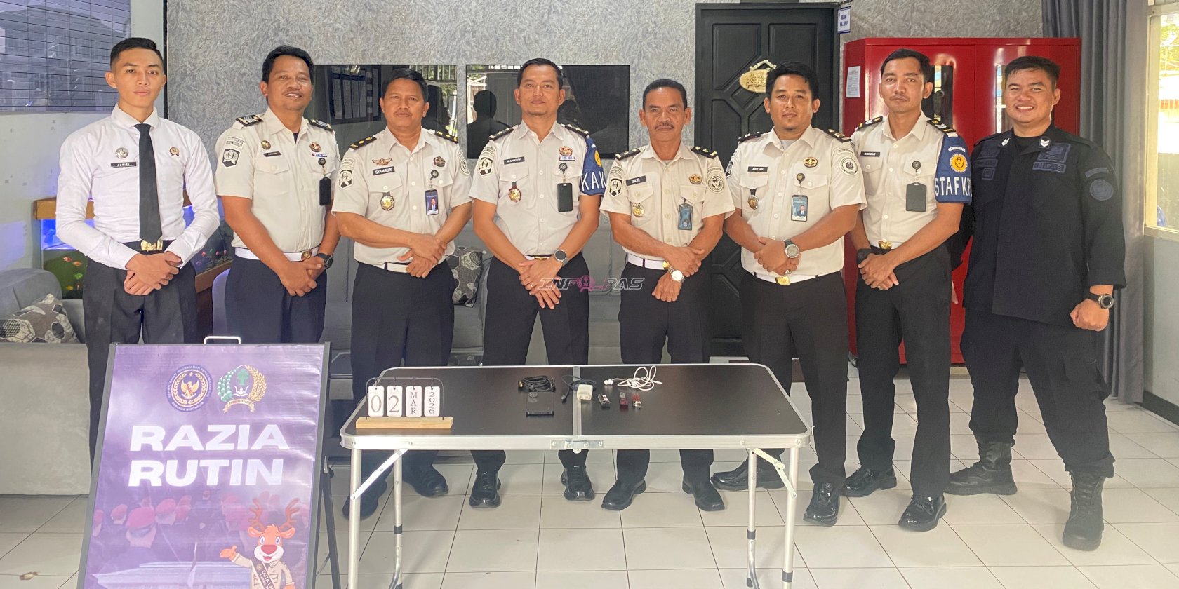 Komitmen Berantas Barang Terlarang, Lapas Tanjung Gencarkan Razia