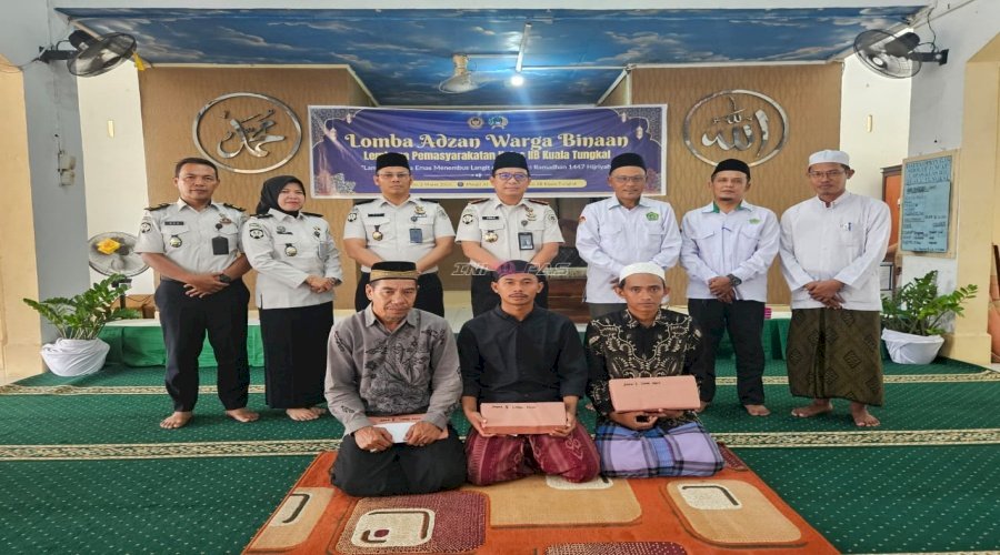 Gema Azan di Balik Jeruji, Warga Binaan Lapas Kuala Tungkal Berlomba Jadi yang Terbaik
