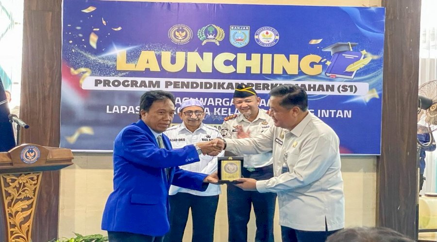 Tonggak Sejarah Pemasyarakatan Kalsel, Program S1 Resmi Diluncurkan di Lapas Narkotika Karang Intan