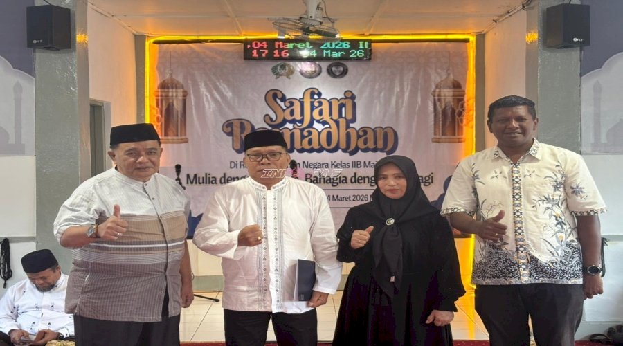 Kakanwil Ditjenpas Sulbar Laksanakan Safari Ramadan di Rutan Majene