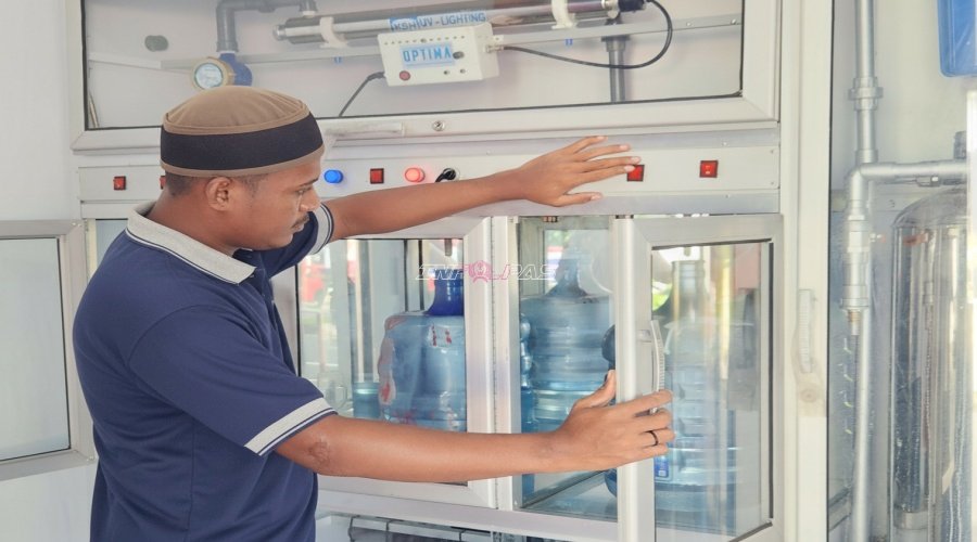 Harga Terjangkau, SAE Depot Air Lapas Tual Jadi Primadona Warga