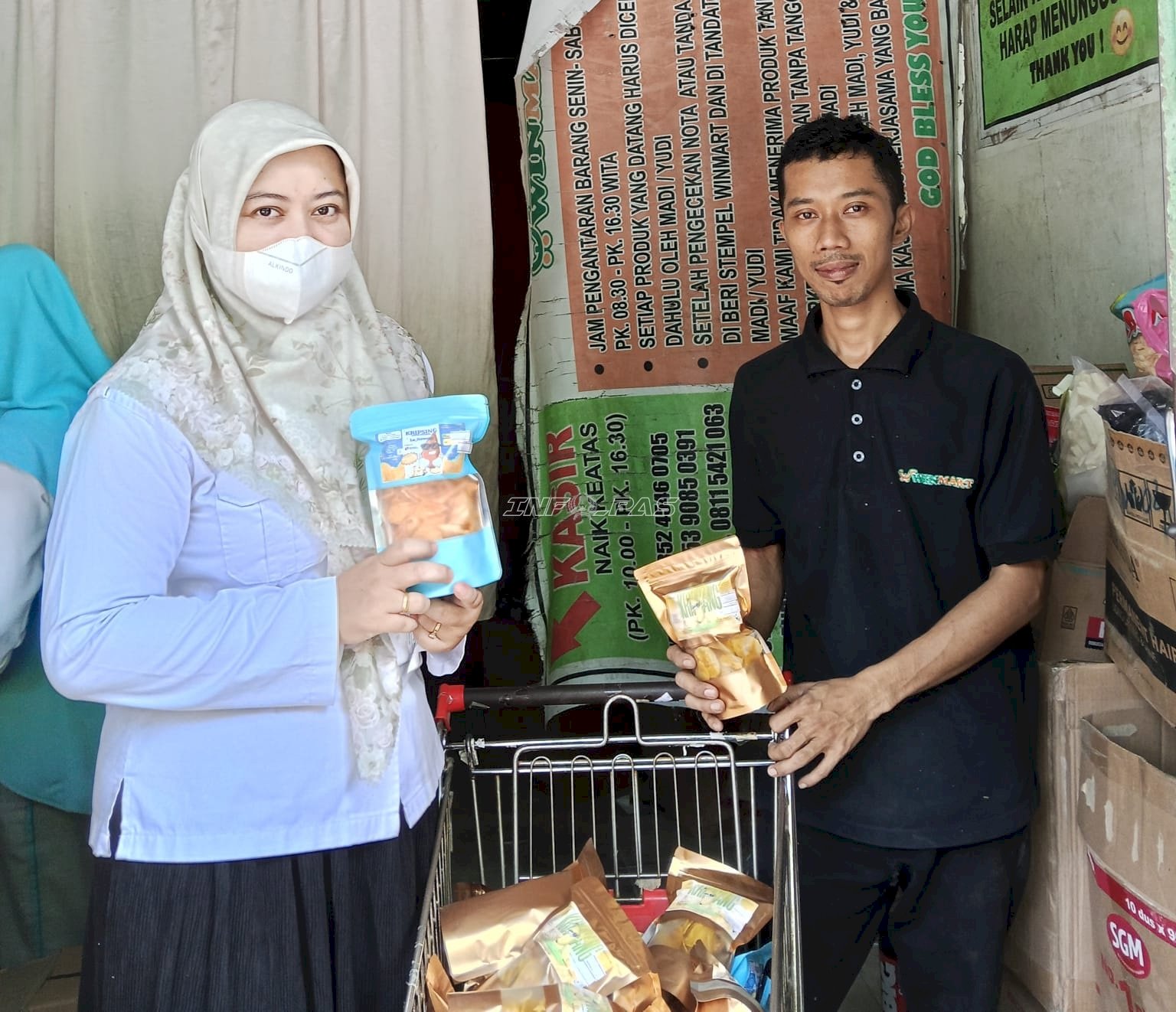 Ramadan Bawa Berkah, Keripik La-Newcity Lapas Kotabaru Kian Diminati