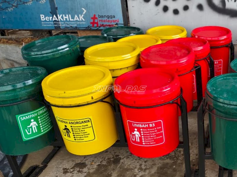 Warga Binaan Lapas Banjarmasin Produksi Bak Sampah Pesanan Kanwil Ditjenpas Kalsel