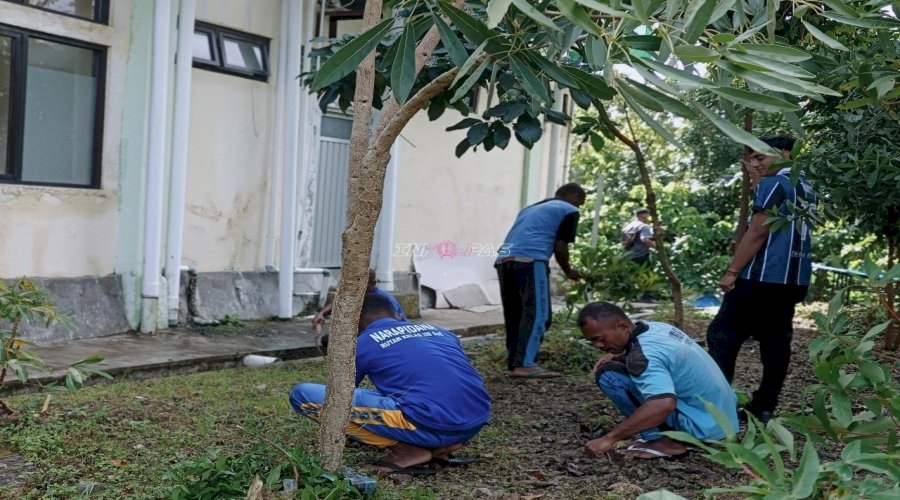 Rutan SoE Dukung Program Rabu Putih Pemkab TTS lewat Aksi Pembersihan