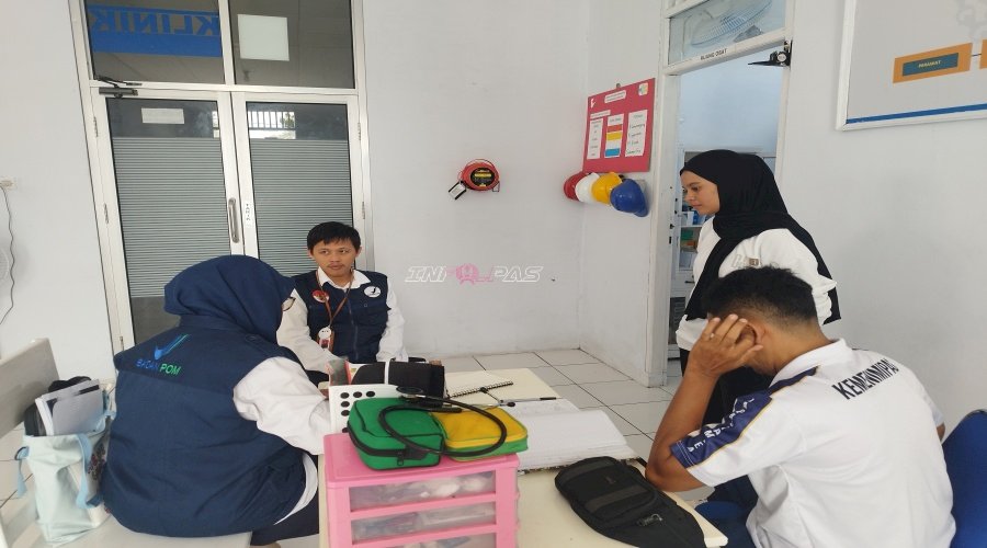 Lapas Namlea Sambut BPOM Ambon, Periksa Layanan Farmasi Klinik Patama 