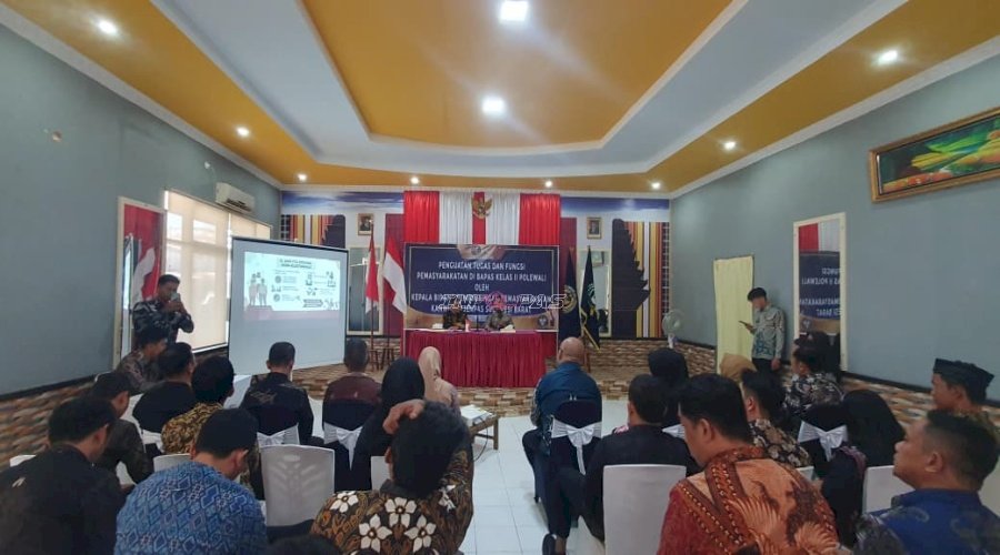 Penguatan Tusi di Bapas Polewali, Kanwil Ditjenpas Sulbar Dorong Profesionalisme PK