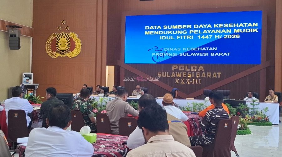 Kanwil Ditjenpas Sulbar Perkuat Sinergi Pengamanan Pemasyarakatan dalam Rakor Operasi Ketupat Marano 2026