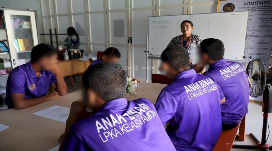 LPKA Ambon Tanamkan Nilai Norma kepada Anak Binaan lewat Pembelajaran PKN