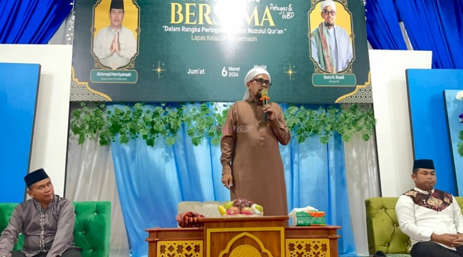 Buka Puasa Bersama Perkuat Kebersamaan Petugas dan Warga Binaan Lapas Banjarmasin 