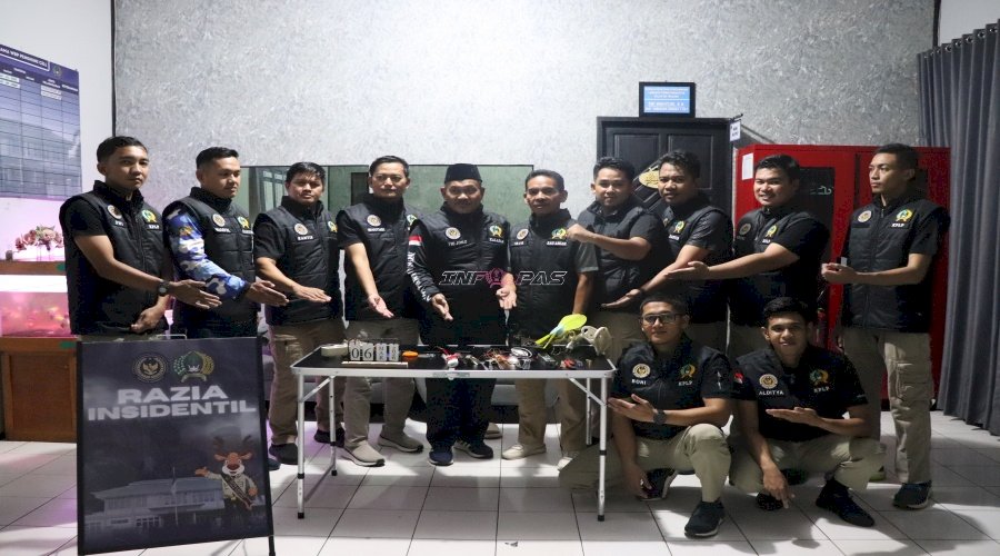 Razia Malam Ramadan, Lapas Tanjung Amankan Sejumlah Barang Terlarang